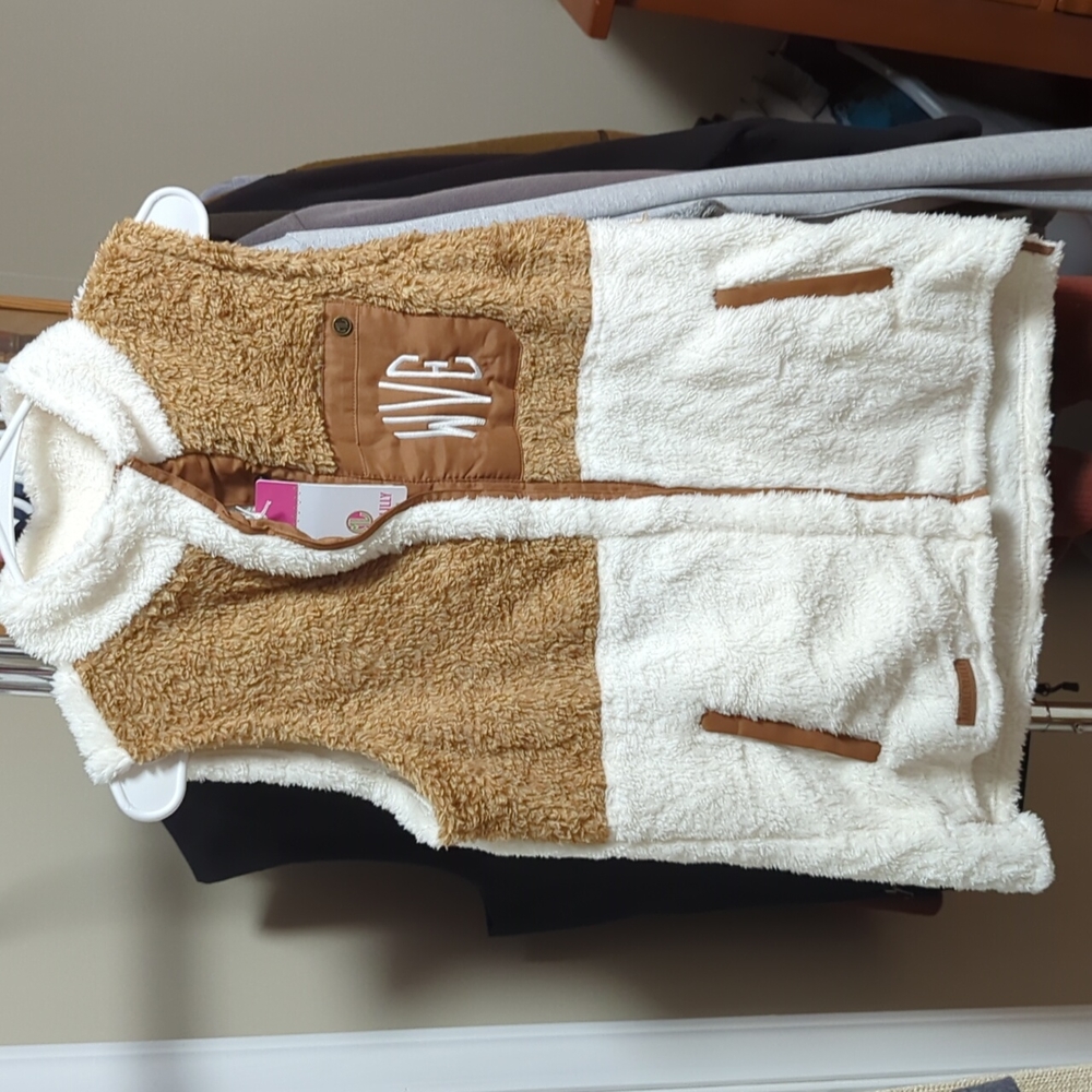 MarleyLilly Sherpa vest NWT